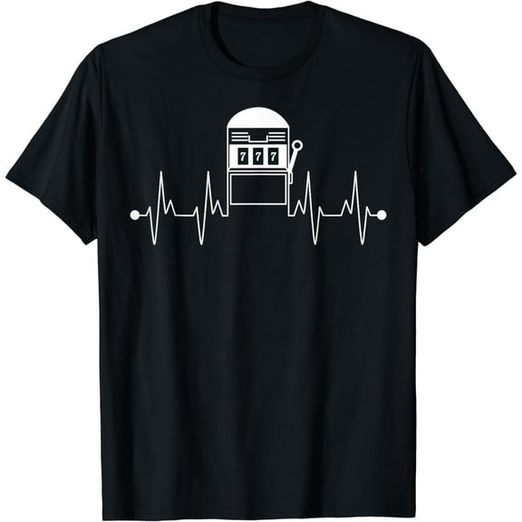 Funny Slot Machine Designs Men Women Casino Gambling Lovers T-Shirt