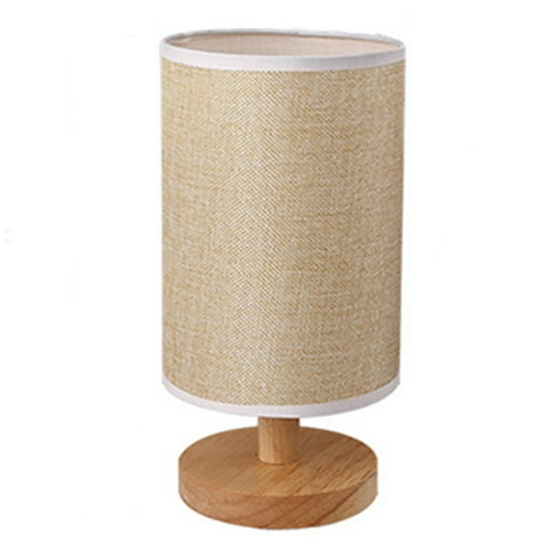 Dimmable Table Lamp Usb Wooden Base Living Room Bedside Lighting Remote Control Com Dimmable Table Lamp Usb Wooden Base, Wood Base Table Lamp