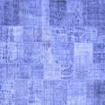 thumbnail image 1 of Ahgly Company Indoor Square Patchwork Blue Transitional Area Rugs, 8' Square, 1 of 4