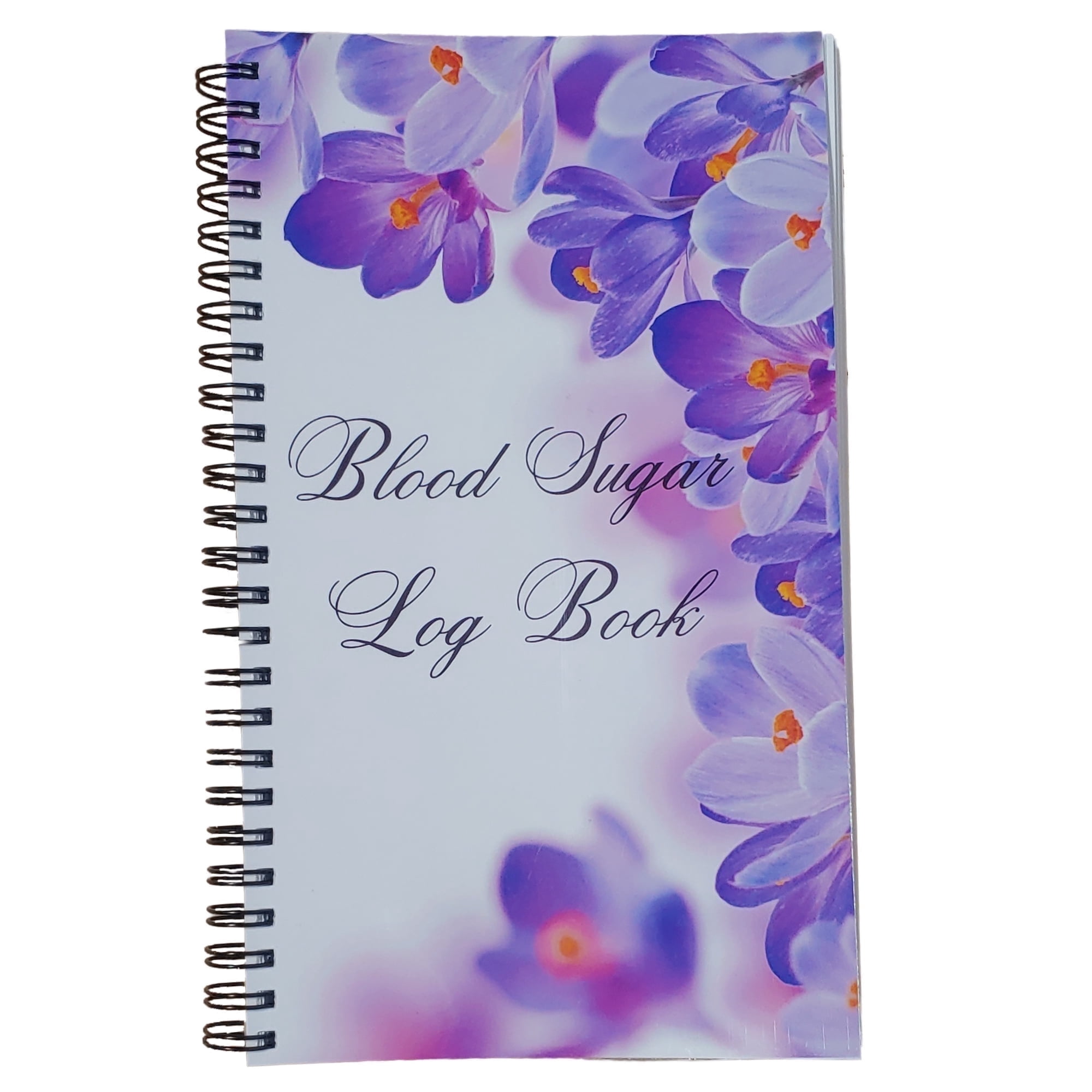 Blood Sugar Log Book for Women - 5" x 8.5" - 52 Week Wire Bound Journal for Health Tracking
