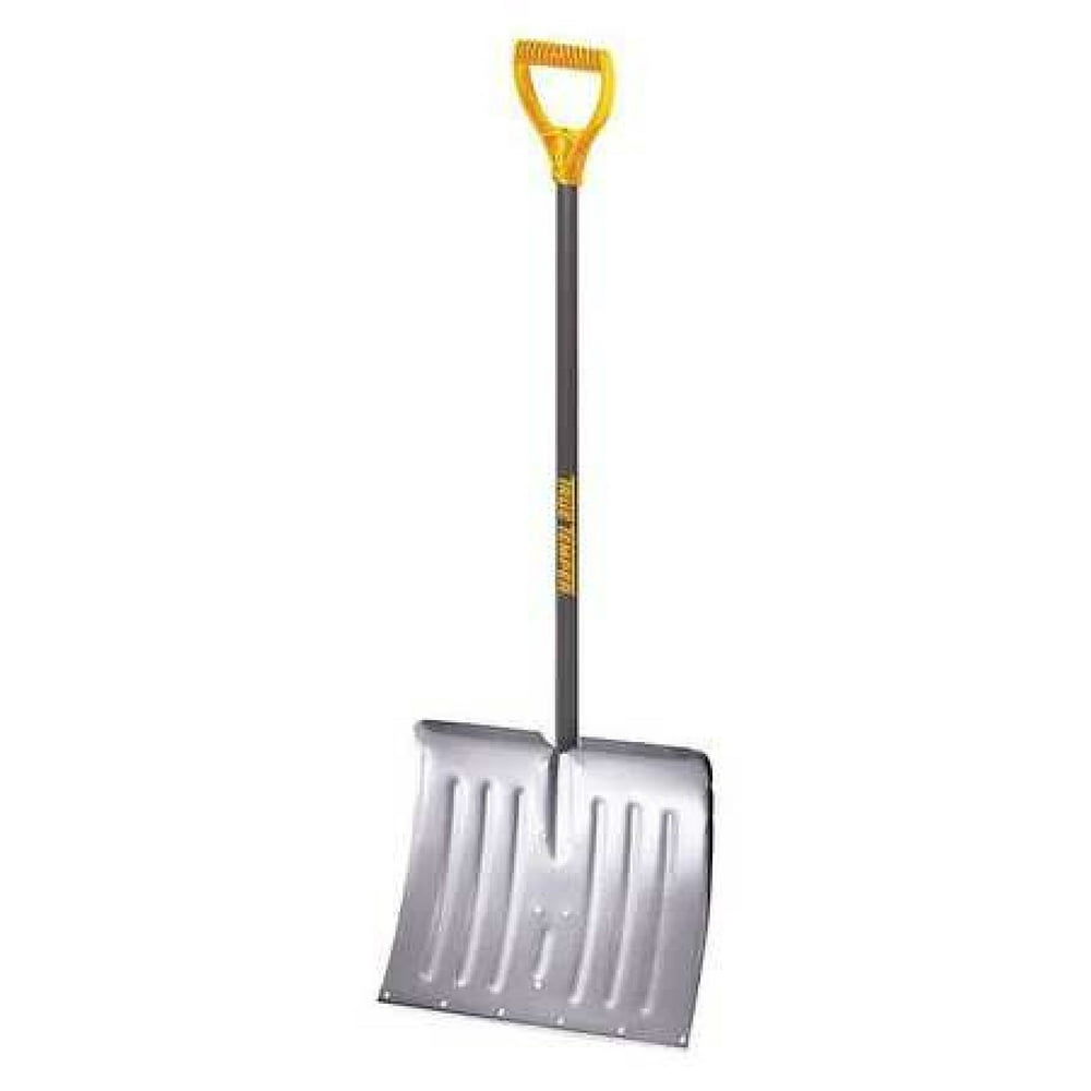TRUE TEMPER 1638300 18" Aluminum Snow Shovel with 36" Steel Handle