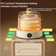thumbnail image 3 of Automatic Yogurt Maker Machine, 4-in-1 Glass Fermentation Pot for Greek Yogurt, Probiotic, Rice Wine, Pickles, Natto, 1L, Adjustable Timer, Constant Temperature Heating,Kitchen Appliance, 3 of 8