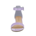 thumbnail image 6 of BLISSFUL STEP Women's Shoes Open Toe Block Heel Ankle Strap Sandals Purple 6.5, 6 of 7