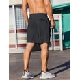 thumbnail image 6 of COOFANDY Men' 2 Pack Gym Workout Shorts 7 Inch Athletic Shorts Quick Dry Running Shorts with Pockets, 6 of 7