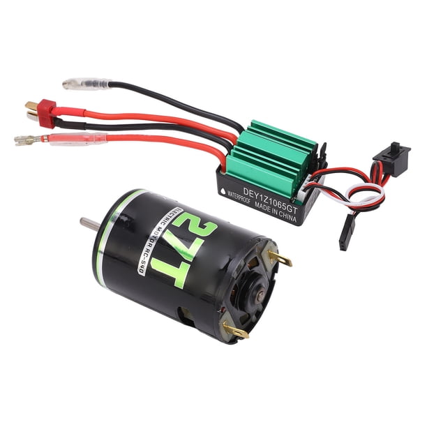 Motor eléctrico cepillado, motor cepillado 540 con motor cepillado impermeable ESC RC coche cepillado innovación moderna Jadeshay A