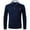 Z14-Navy, variant on XDZJLR Mens Polo Shirts Striped Long Sleeve Lapel Button Casual Pocket T Shirt Fashion Shirt Pullover Tops
