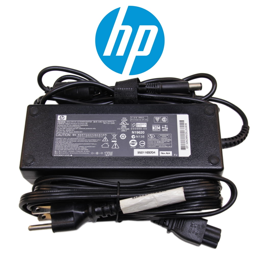 original-oem-hp-120w-laptop-charger-ac-adapter-power-cord-walmart