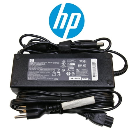 ORIGINAL OEM HP 120W Laptop Charger AC Adapter Power Cord