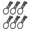 Black, variant on Round Elastomer Gluey Towel Hoop Bathroom Kitchen Hook Denial Drill Installation Maintains Towels Neat Denial Deformation