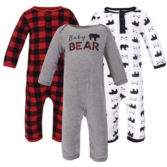 Little Treasure Mono Unisex De Algodón Para Bebé, Oso De 3 A 6 Meses