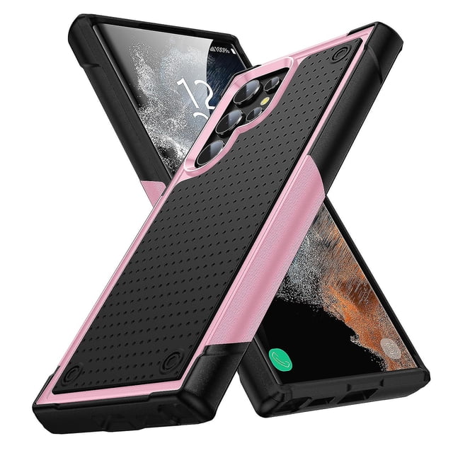 Funda para Samsung S22 Ultra, doble capa de protección, a prueba de golpes, protección de pantalla y cámara.