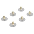 thumbnail image 3 of Fermoirs de boucles d'oreilles en argent 925, fermoirs de remplacement sécurisés pour femmes et filles, 3 paires, dorés, 3 of 4