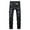 Black, variant on Xzbqbs Mens Jeans Regular Fit Hip Hop Distressed Denim Pants Straight Leg Sweatpants Streetwear Jeans Classic Denim Jeans for Men