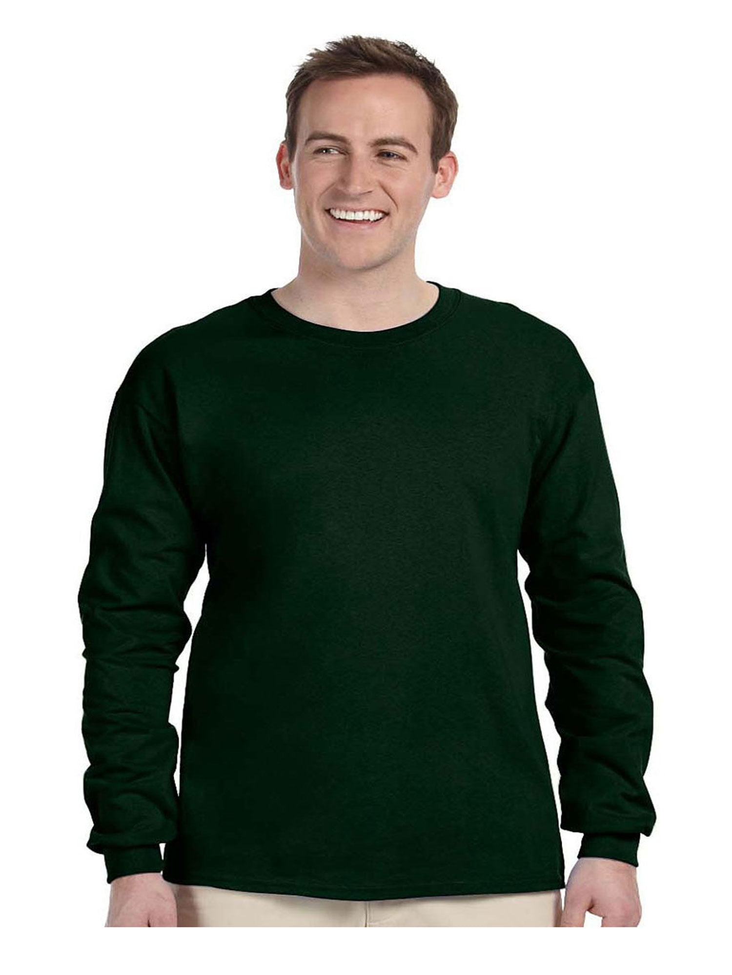 JERZEES - Jerzees Men's HiDENSI-T Comfort Ribbed Cuff Jersey T-Shirt, Style 363LS - Walmart.com 