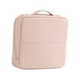 thumbnail image 3 of Neceser de maquillaje de pie, organizador de maquillaje de viaje con asa, impermeable y multiusos. rosa claro, 3 of 8