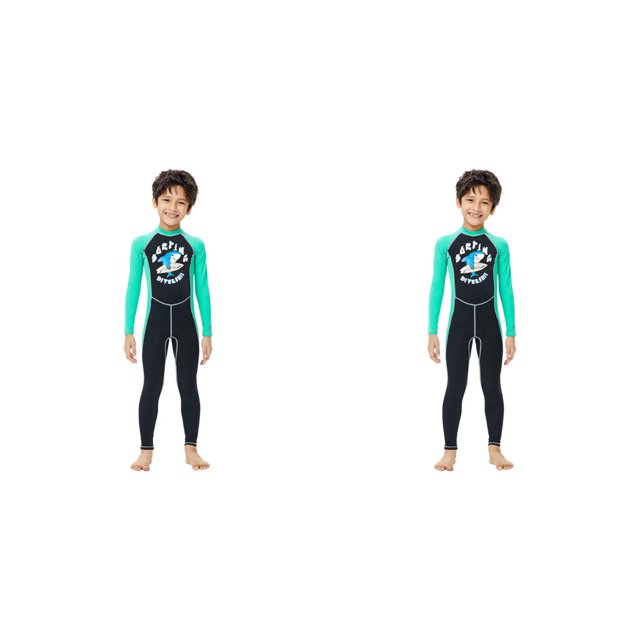 Soidarity Trajes de neopreno Traje de buceo Traje de neopreno para niños de secado rápido Mangas largas y pantalones Anti-quemaduras solares