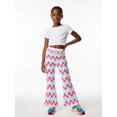 thumbnail image 4 of Girls Flare Leggings Slim-Fit Ankle Length Bell Bottoms Modern Bell-Bottoms Pants for Young Girls Age 5-13 Outdoor Wear, 4 of 6