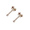 thumbnail image 2 of Sonducket 1 par de pendientes reutilizables con lazo de perla encantadora para mujer, gota para la oreja, aniversario de boda, joyería de graduación, Type3 NO3 Sonducket AP008922-02, 2 of 6