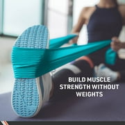 Body Sport Latex-Free Bulk-Packaged Exercise Bands, 50 yd., Heavy Medium, Green