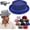 Blue, variant on Summer Breathable Mesh Pork Pie Hat, Porkpie Hat Men, Breathable Mesh Fedora Hat for Men Women
