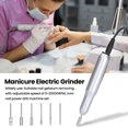 thumbnail image 3 of Generic Portable USB-Powered Mini Electric Nail Grinder with Adjustable Speed, 6 Grinding Heads, Rose Gold Finish for Home & Salon Use, 3 of 6