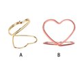 thumbnail image 3 of Metal Place Card Holder Heart Shape Reusable Adorable Replacement Decorative Home Wedding Photo Memo Menu Note Clip Stand Rose Gold, 3 of 6