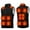 Black, variant on Wyobmus 2024 Winter 15 Areas Heated Vest for Men and Women Double Control Smart Electric Heating Vest Usb Charging Electric Heated Button Down Jackets,Battery Not Included Black