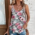 thumbnail image 2 of Lindreshi Tank Tops for Women 2024 Loose Fit 2024 Women's Spring and Summer New Tank Eyelet Embroidery Scoop Neck Fashion Print Casual Fashion Top Blouse, 2 of 7