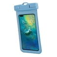thumbnail image 3 of Funda impermeable para teléfono móvil perfecl bolsa seca gris azul 30 m IPX8, 3 of 8