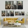 thumbnail image 3 of Hieng Jesus and Lamb Canvas Wall Art Jesus Running After Lost Lamb Picture Wall Art Jesus Canvas Print Christian Wall Decor Art Christian Home Decor Jesus Pictures Christian（Only canvas）, 3 of 6