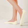 thumbnail image 2 of Women Ultra Thin Cotton No Show Liner Socks,Low Cut Hidden Invisible Footies,Multi Nude Neutral Colors Fit Flats Dress Shoes Daily Wear White Free Size, 2 of 9