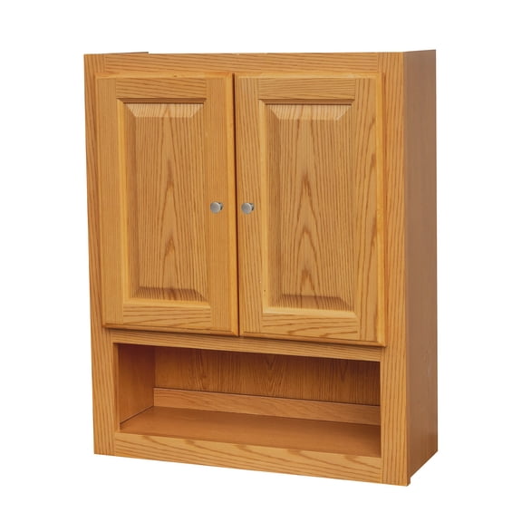 Natural Bathroom Wall Storage Cabinet
