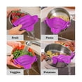 thumbnail image 5 of Kitchen Wide Mouth Water Filter Pot Side Drain Stop Pan And Pasta Filter - Adjustable For Pots, Pan, 5 of 5