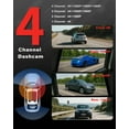 thumbnail image 2 of Cámara frontal y trasera Dash Cam CATCATCH C4 4K con vista de 360°, 2 of 9