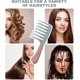 thumbnail image 3 of Wide Tooth Comb for Curly Hair with DoubleRow Wavy Teeth AntiStatic Detangling Comb for Women, 3 of 4