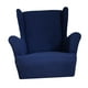 thumbnail image 4 of Funda de Sillón Lavable Y Elástica Soledad Wip Couch Slipcover Antideslizante Azul Oscuro, 4 of 10