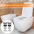 thumbnail image 6 of 4Pack Toilet Tank to Bowl Bolts Repair Kit, Toilet Tank Bolts with Nuts, Rubber Washers Gaskets (M8*60mm), 6 of 6