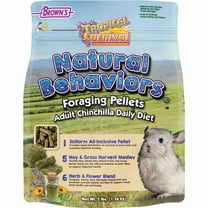 Browns 45092 Tropical Carnival Foraging Pellets Chinchilla Food - 3 lbs - Case of 6