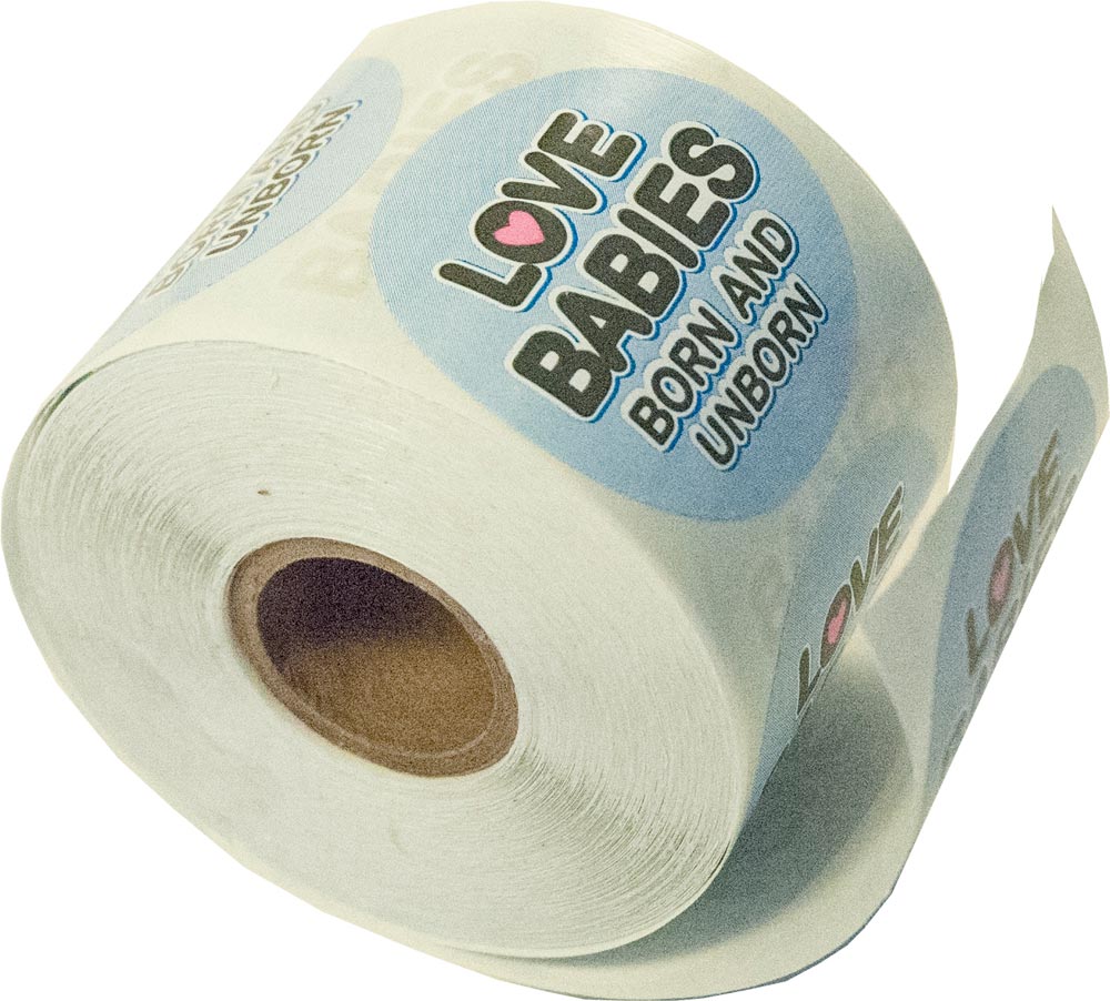Love Babies, Born and Unborn Pro-Life Sticker