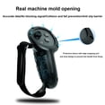 thumbnail image 5 of husxh Anti Slip Anti Throw Grip Cover Kit Silicone Battery Cover Removable Battery Controller Case Kit with Wrist Knuckle Strap Rocker Cap for Meta Quest 3 VR Accessories, 5 of 9