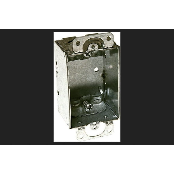 RACO Switch Box 0410 - Non-Gangable, NMSC Clamps, Adjustable - 3" x 2", 1-1/2" Deep