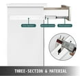 thumbnail image 3 of Heavy Duty Drawer Slides 18" Length, Locking Drawer Slides 500lbs Load Capacity Full Extension Drawer Slide 1 Pair Side Mount Ball Bearing Drawer Glid, 3 of 5