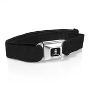 Lincoln Logo Seatbelt Buckle Black Strap Belt