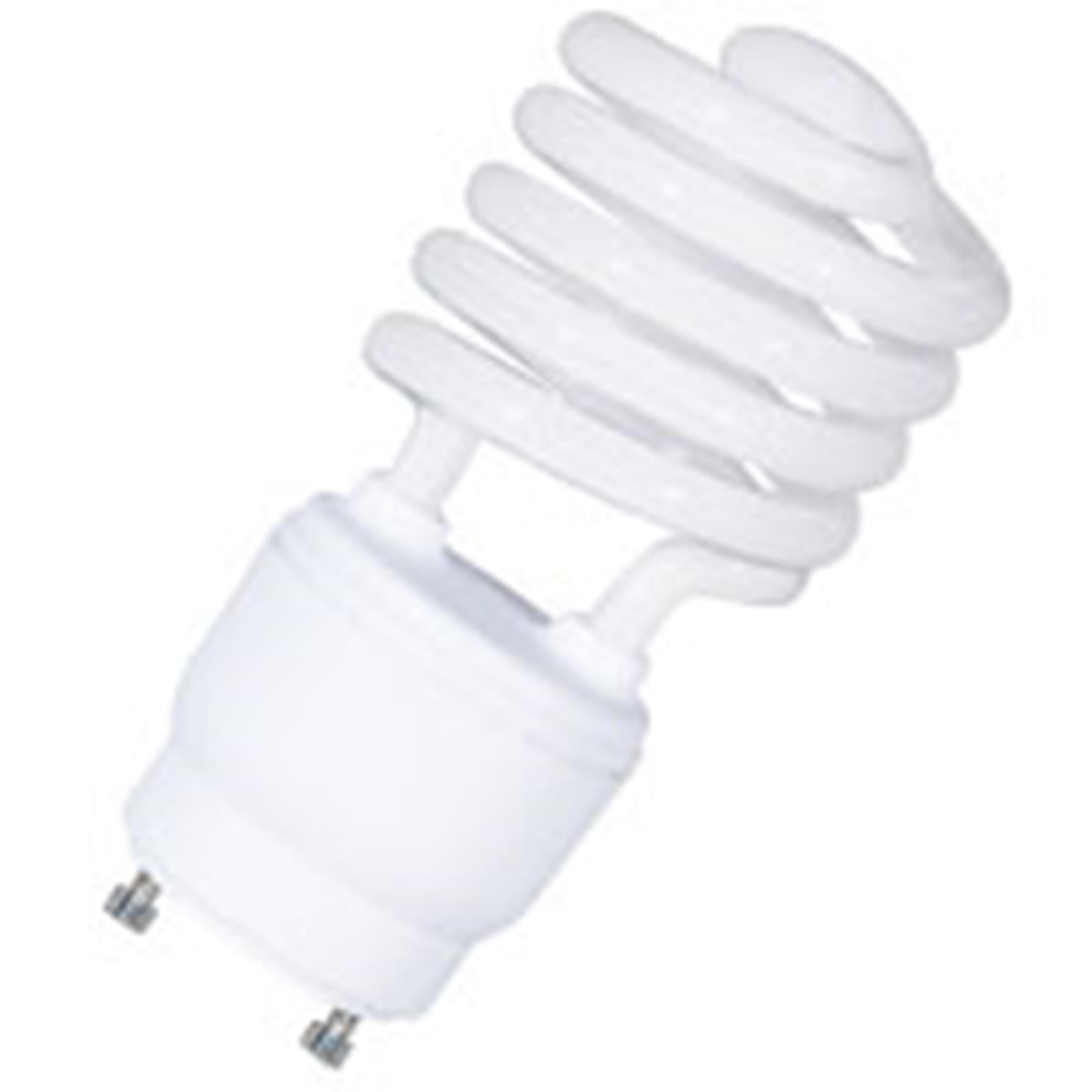 Halco 23W T2 Spiral CFL23/27/GU24 23w 120v CFL Warm White Lamp Bulb 10 Qty