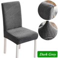 thumbnail image 3 of Funda de silla impermeable para comedor, fundas de asiento de silla de comedor con respaldo alto, elásticas, jacquard para cocina, hotel, 2/4/6 piezas, 3 of 5