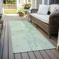 thumbnail image 6 of Addison Rugs Chantille Indoor/Outdoor Transitional Abstract Mint Washable Runner Rug, 2'3" x 7'6", 6 of 6