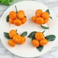 thumbnail image 3 of Yuedong Artificial Orange Simulation Party Kitchen Home 3 Pcs Festival Decoration Fake Fruit, 3 of 6
