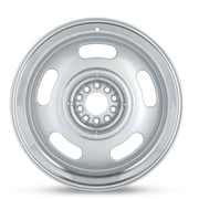 REV Wheels 107S-2800600 107 Series Rally 20x8 - 4.5 bs - 5x4.75/5x120.65/5x5/5x127 -Gray/Machine Lip