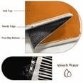 thumbnail image 6 of 5x8 Area Rugs for Living Room, Orange Black Non Slip Area Rugs for Kitchen Bedroom Entryway, Farmhouse Striped Modern Abstract Art Washable Carpet Runner Rug Floor Mats for Bedroom Home Decor, 6 of 8