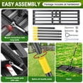 thumbnail image 6 of Yeyebest Lawn Leveling Rake 27 in Stainless Steel Garden Rake with Adjustable Steel Handle, 6 of 7